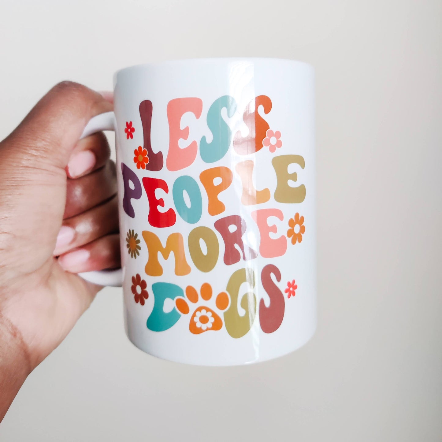 Less People More Dogs Mug