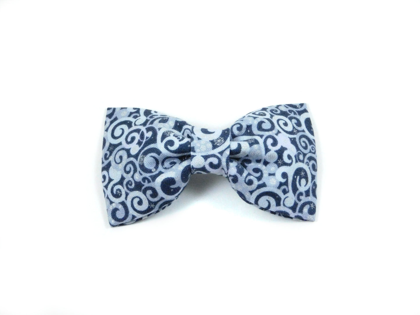 Winter Swirls Bow Tie/ Collar Flower - Charlotte's Pet