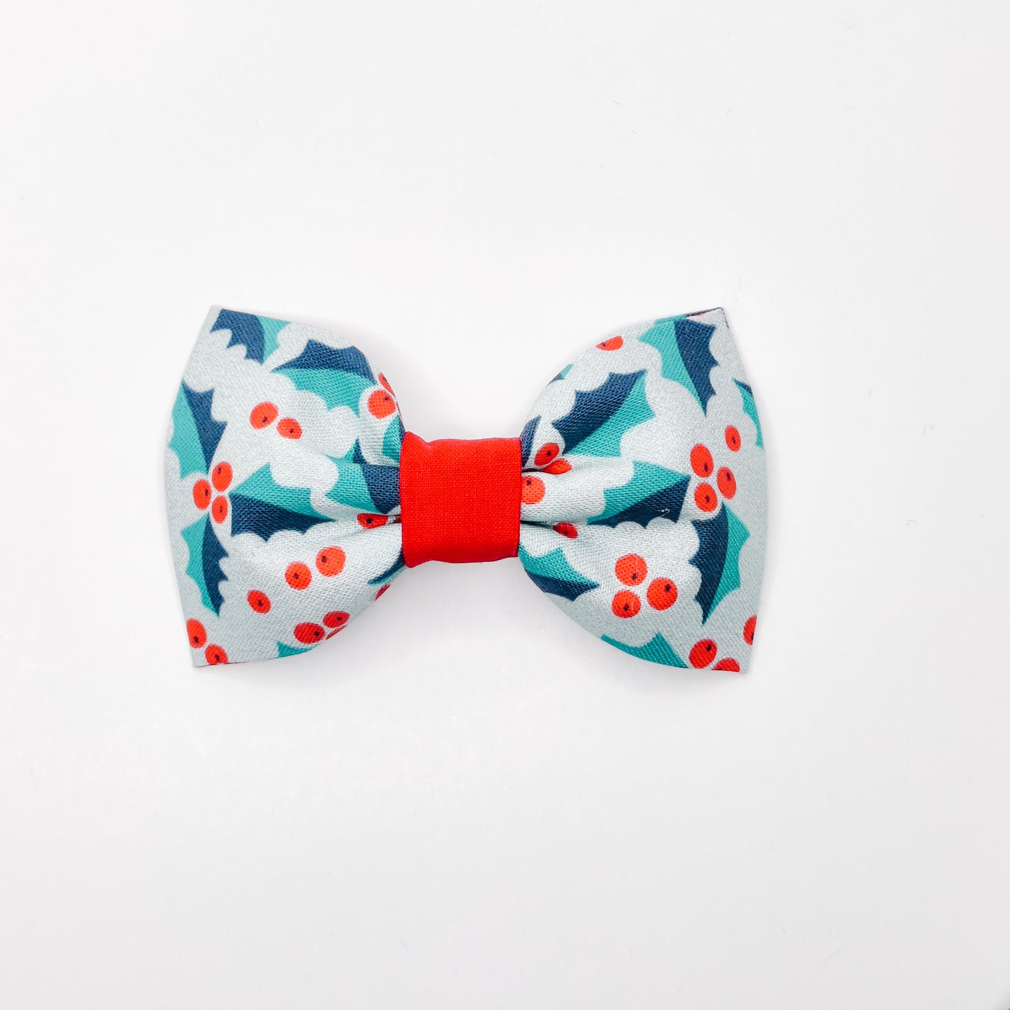 Winter Holly Dog & Cat Bow Tie/ Collar Flower