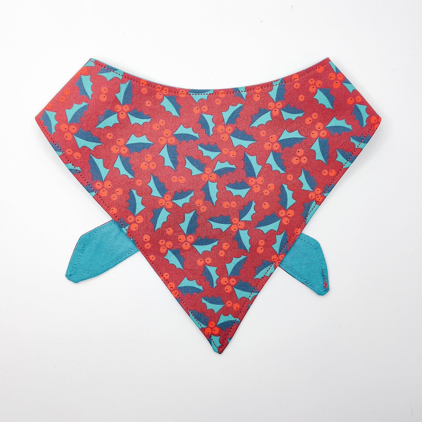 Holly on Red Dog Bandana & Cat Bandana