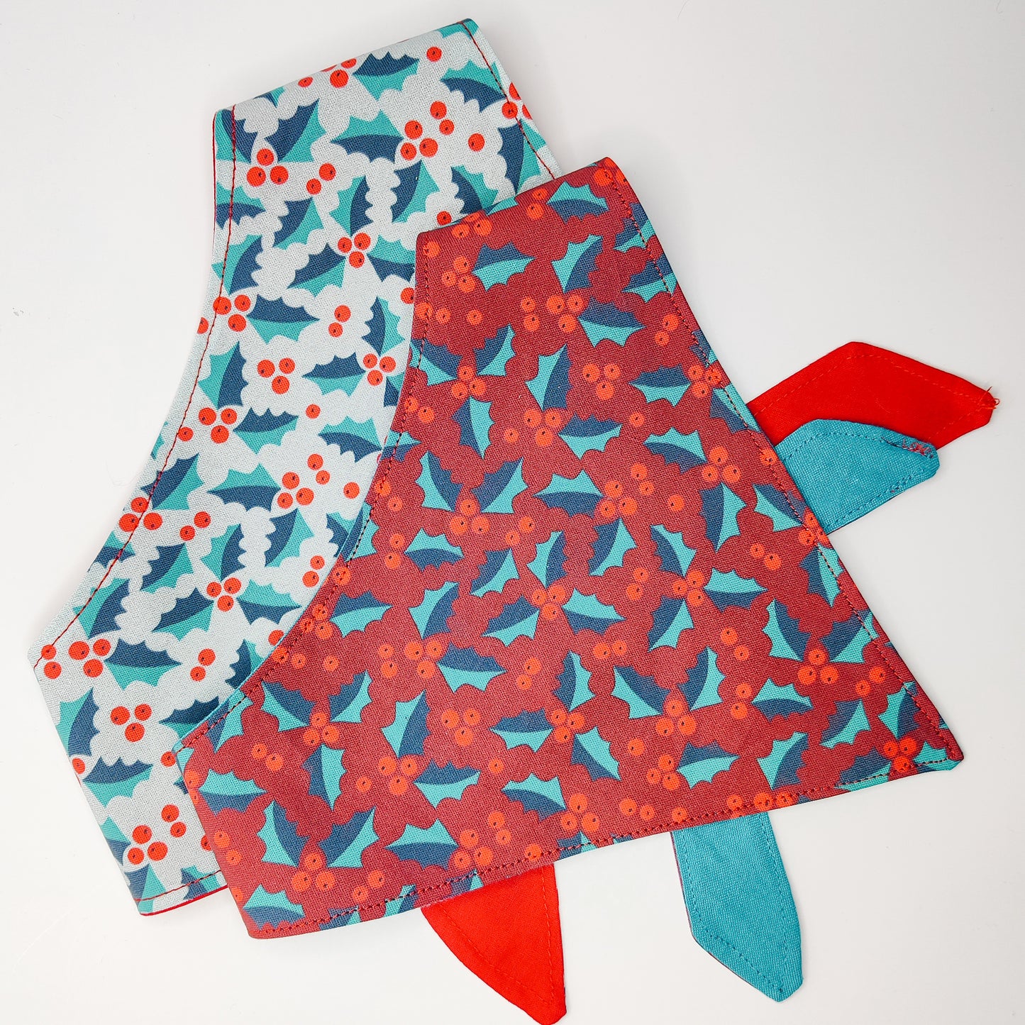 Holly on Red Dog Bandana & Cat Bandana