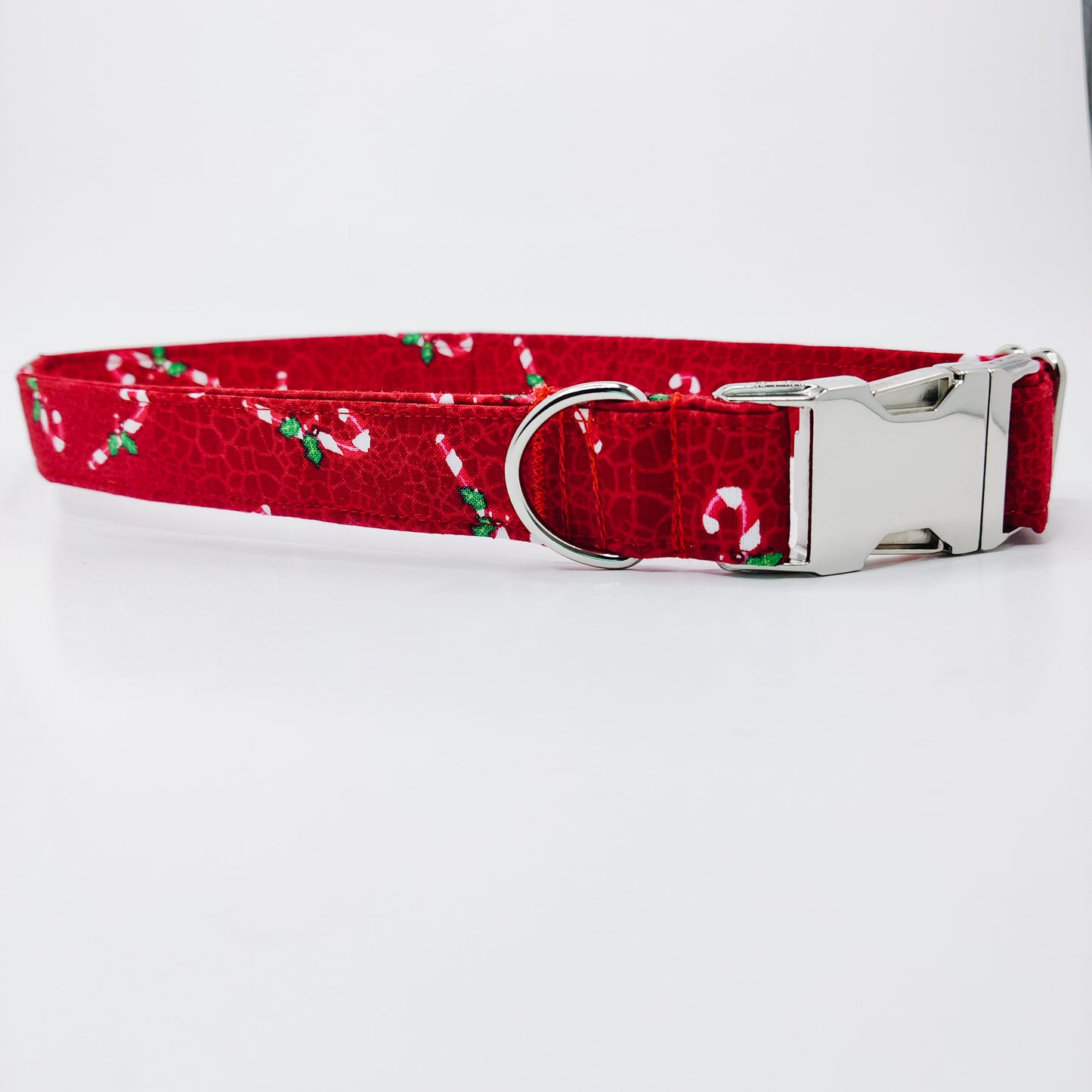 Candy Cane Crinkle Dog Collar/ Cat Collar