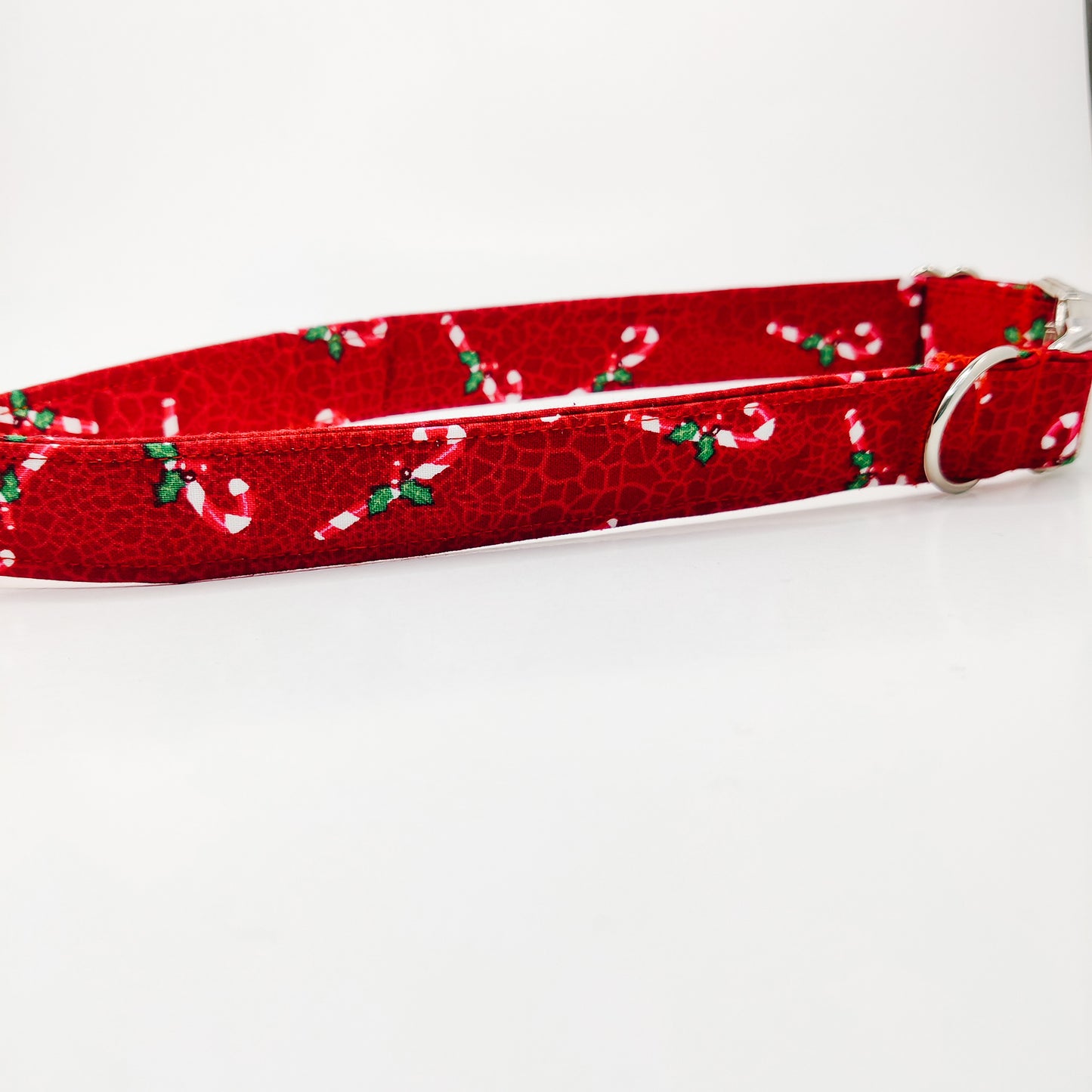 Candy Cane Crinkle Dog Collar/ Cat Collar
