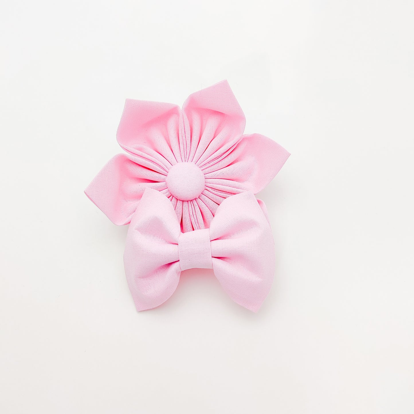 Bubblegum Pink Dog & Cat Bow Tie/Collar Flower