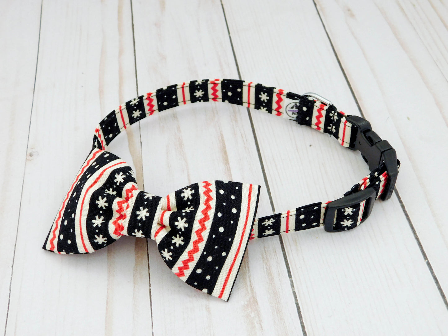 Ugly Christmas Sweater Dog Collar/ Cat Collar - Charlotte's Pet