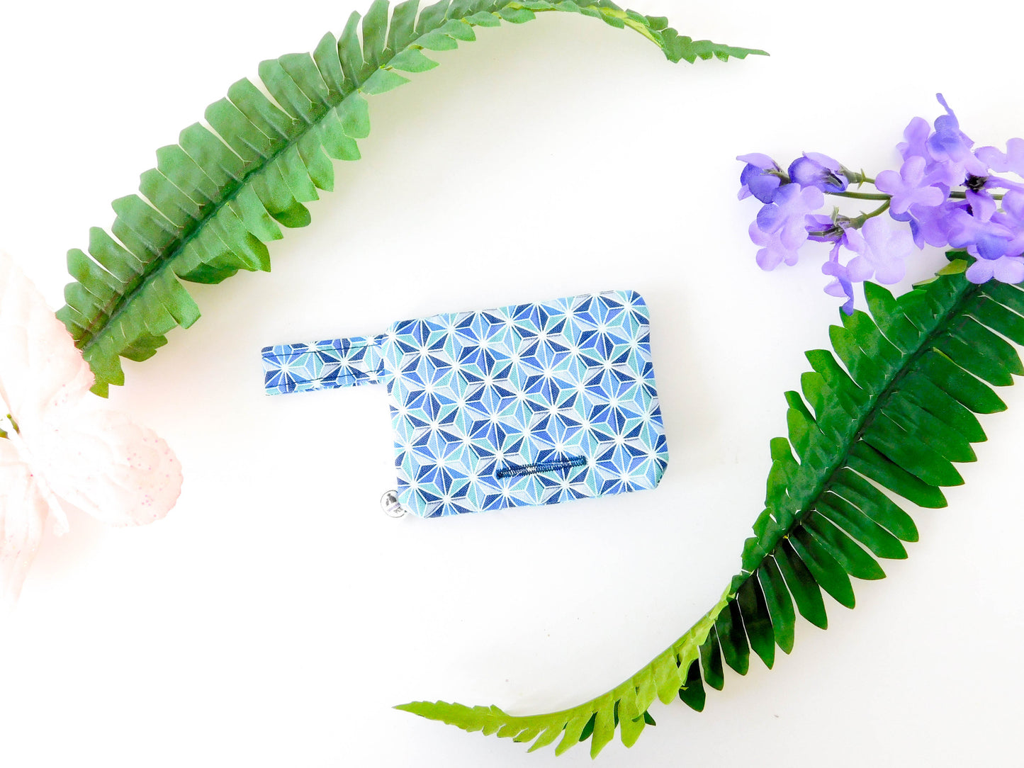 Blue Geometric Waste Bag Holder - Charlotte's Pet