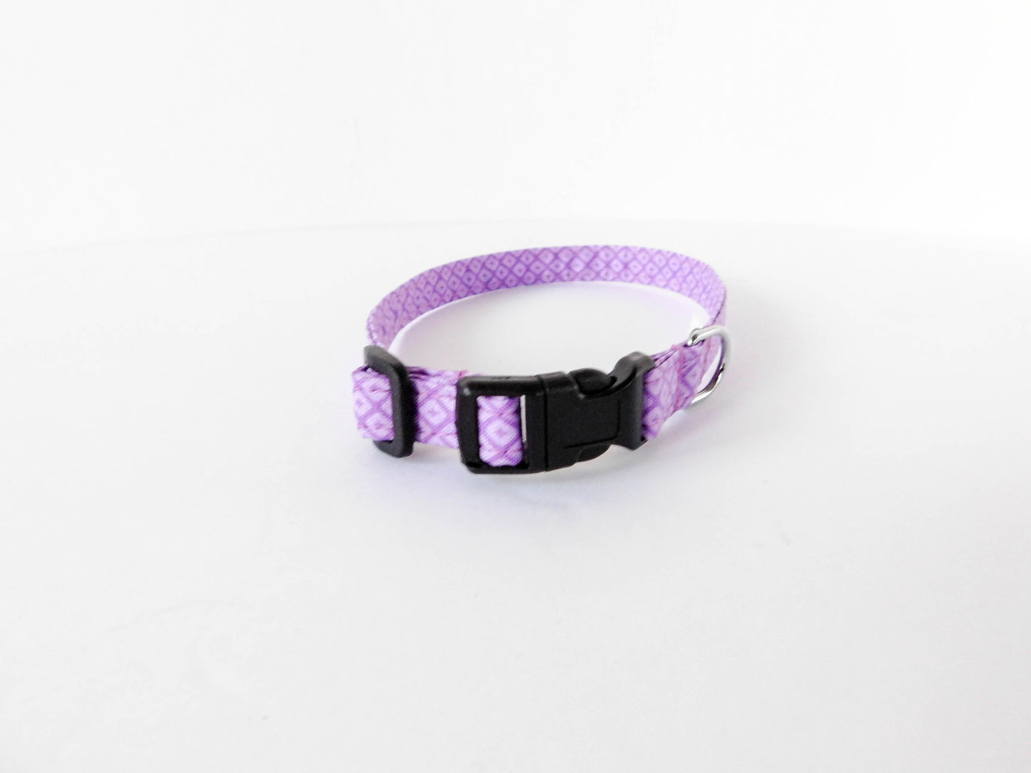 Purple Diamond Print Collar - Charlotte's Pet