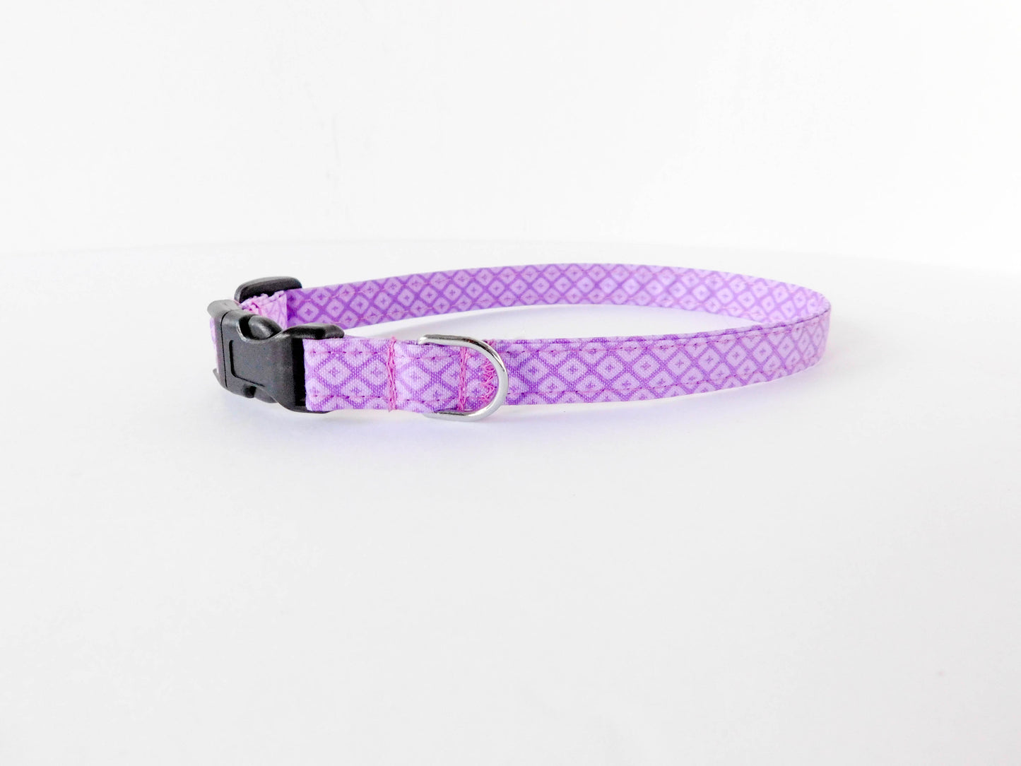 Purple Diamond Print Collar - Charlotte's Pet