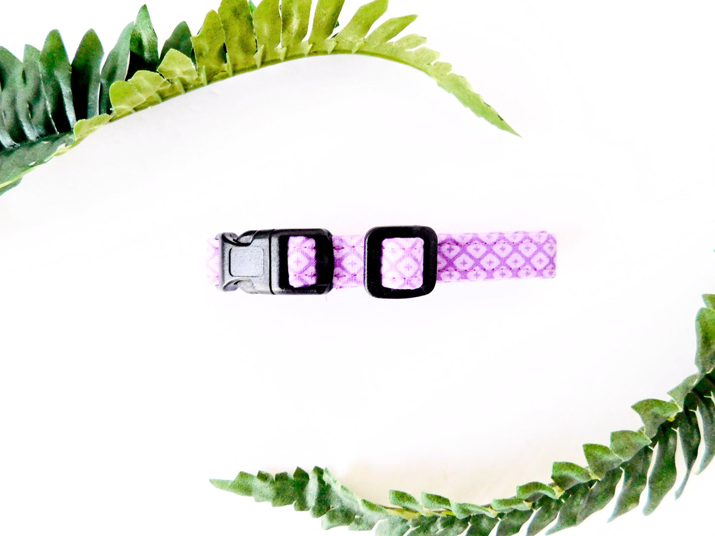 Purple Diamond Print Collar - Charlotte's Pet