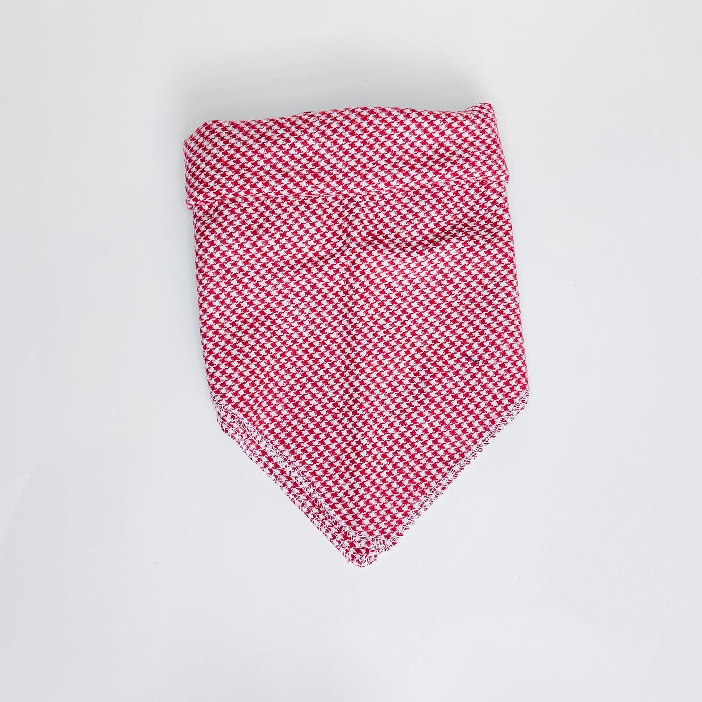 Red Houndstooth Dog Bandana & Cat Bandana