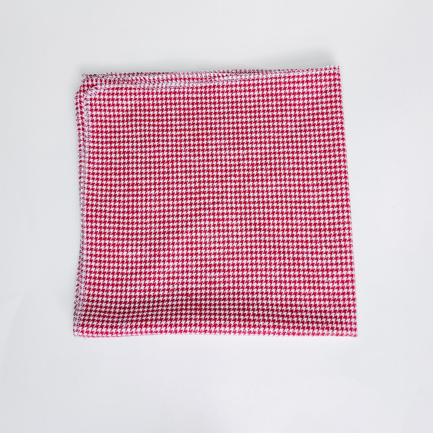 Red Houndstooth Dog Bandana & Cat Bandana