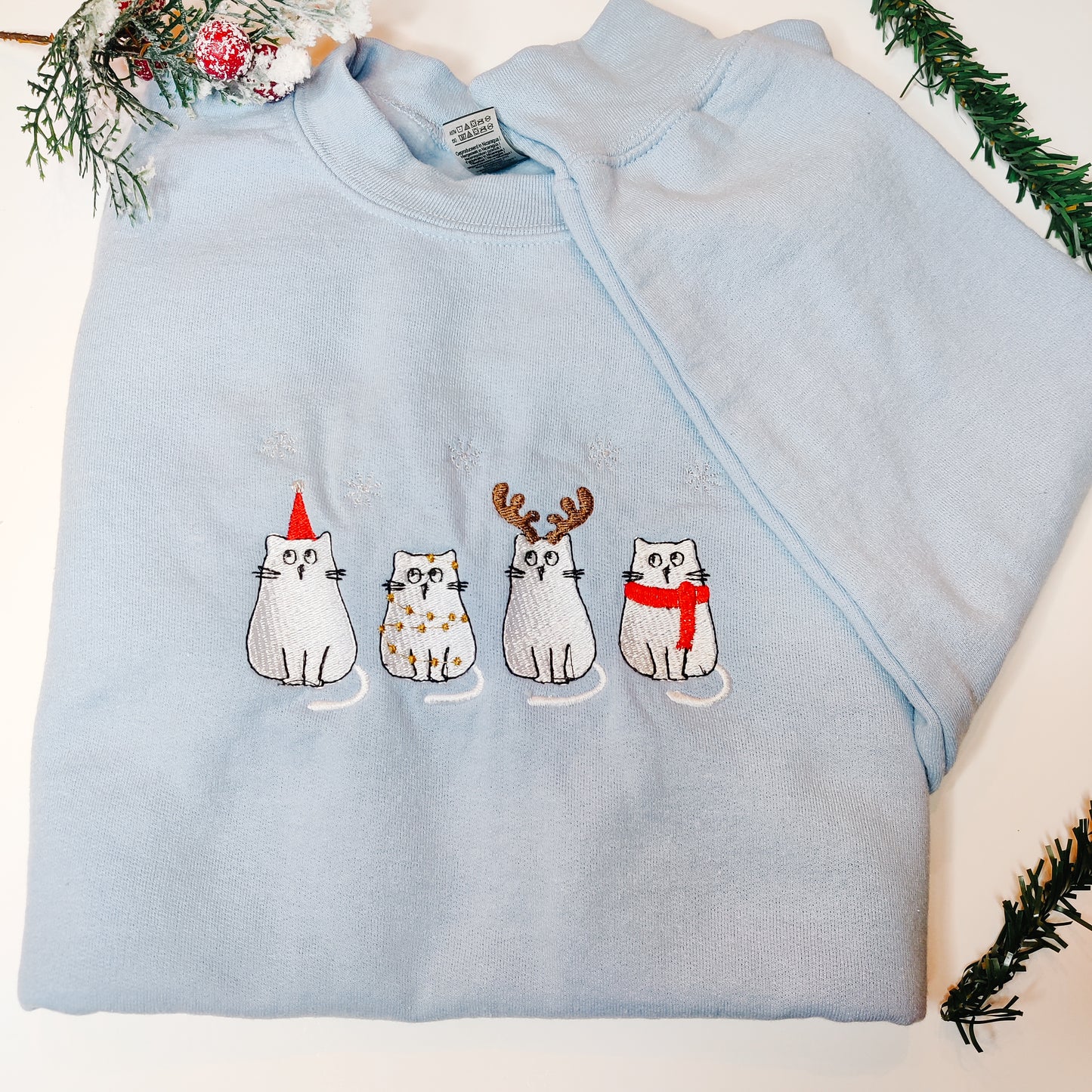 Cat Winter Crew Sweater