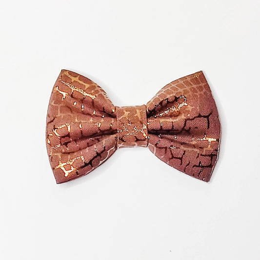 Chocolate Crackle Dog & Cat Bow Tie/ Collar Flower