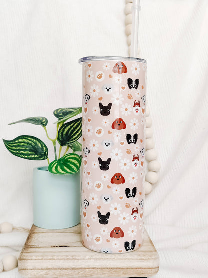 Dogs and Daisies 20 oz Tumbler