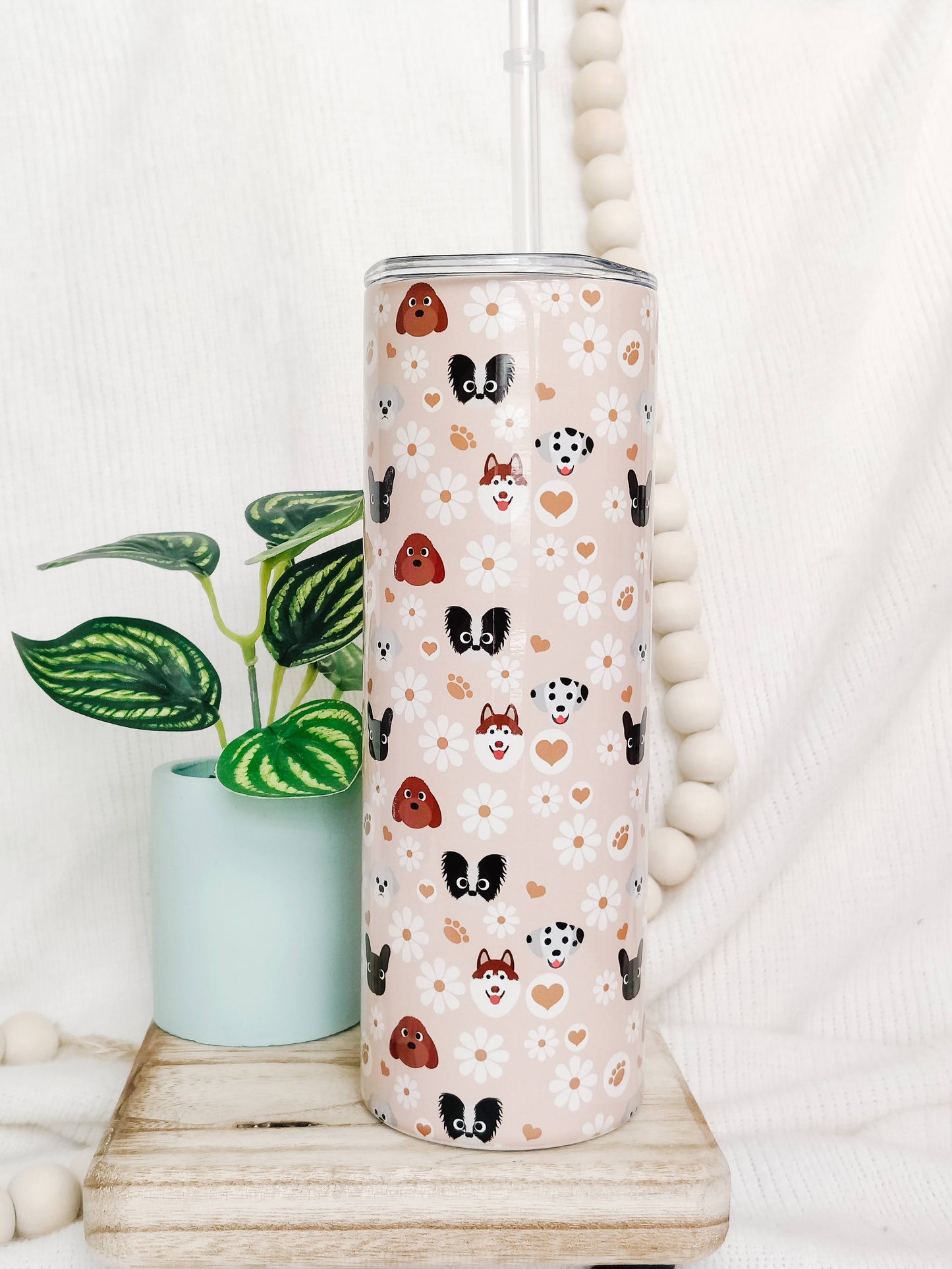 Dogs and Daisies 20 oz Tumbler