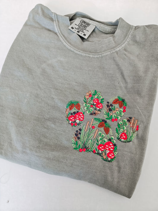 Woodland Paw Print T Shirt