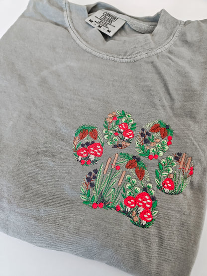 Woodland Paw Print T Shirt