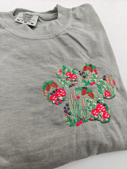 Woodland Paw Print T Shirt