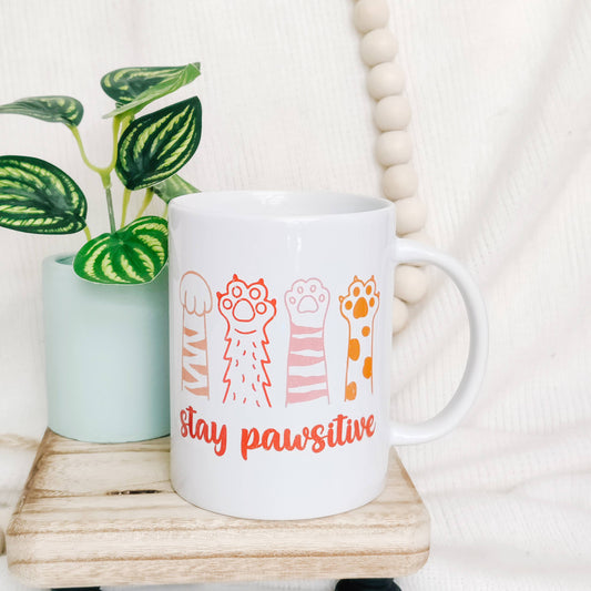 Stay Pawsitive Mug