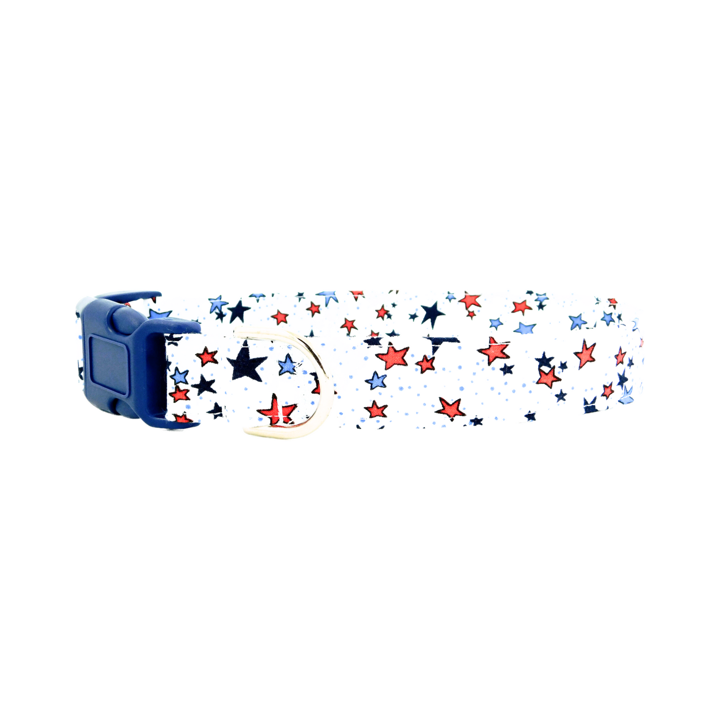 White Stars Dog Collar/ Cat Collar