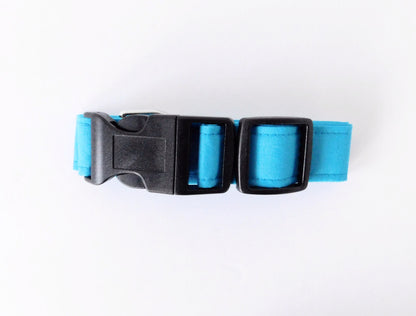 Solid Color Collars (Blue, Navy Blue, Light Blue) - Charlotte's Pet