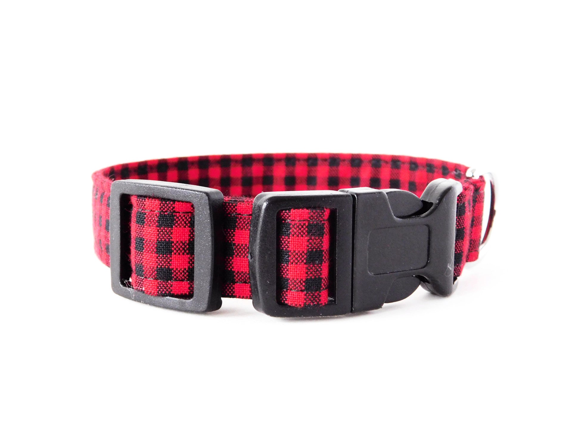 Red Buffalo Plaid Collar - Charlotte's Pet