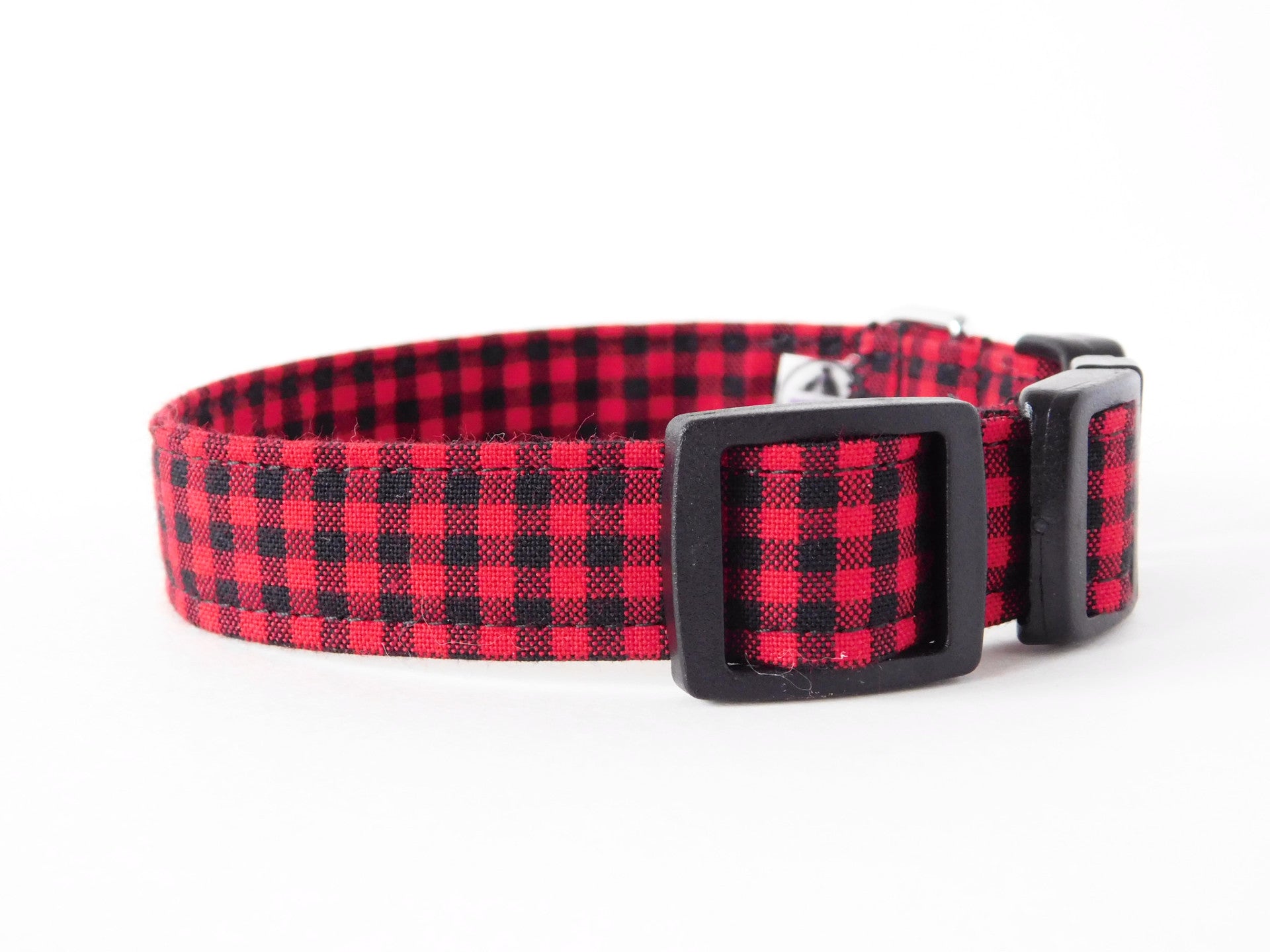 Red Buffalo Plaid Collar - Charlotte's Pet