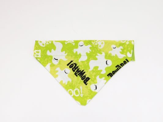 Green Beware Bandana - Charlotte's Pet