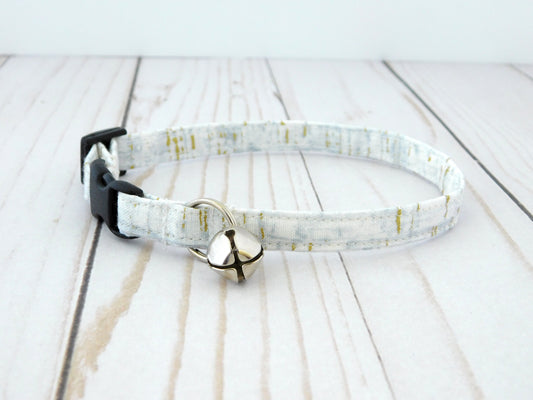 White Cork Dog Collar/Cat Collar - Charlotte's Pet