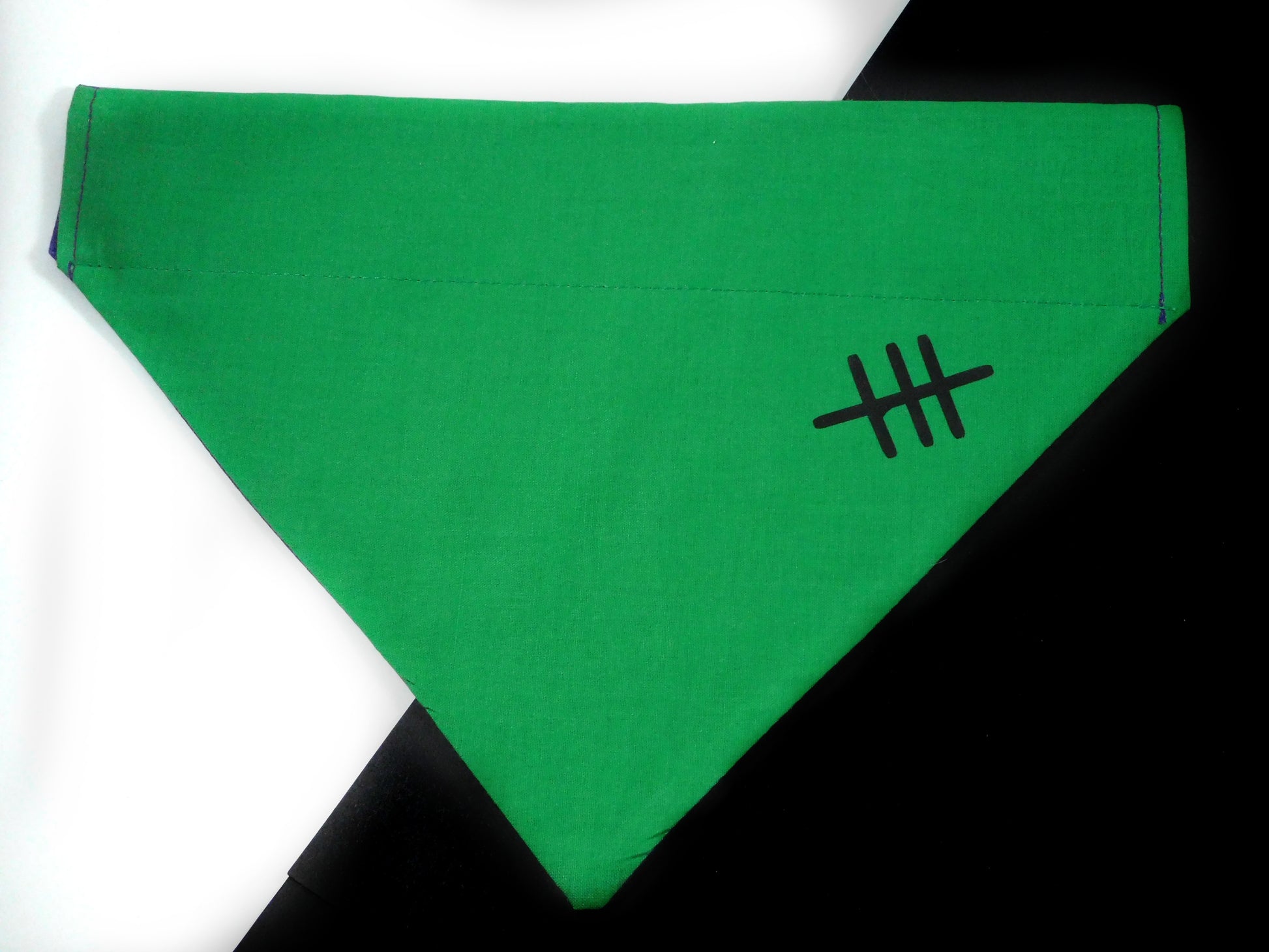 Green Franken Bandana - Charlotte's Pet