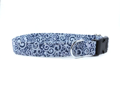 Winter Swirls Dog Collar/ Cat Collar - Charlotte's Pet