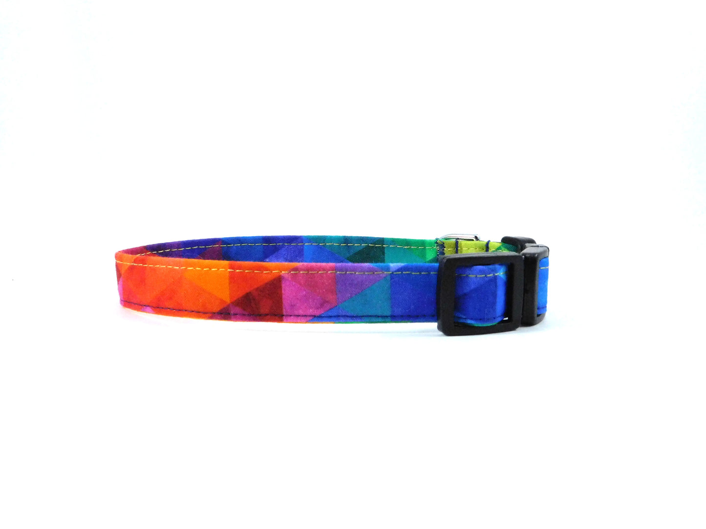 Rainbow Road Dog Collar/ Cat Collar - Charlotte's Pet
