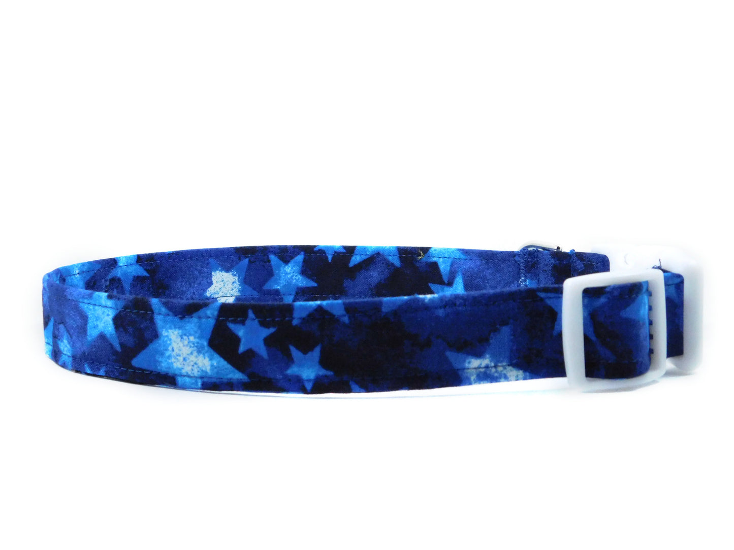 Scattered Blue Stars Dog Collar/ Cat Collar - Charlotte's Pet