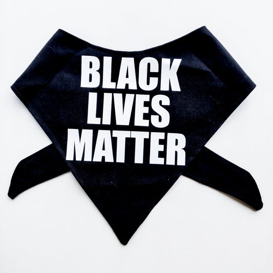 Black Lives Matter Dog Bandana