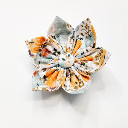 Harvest Pumpkins Dog & Cat Bow Tie/ Collar Flower