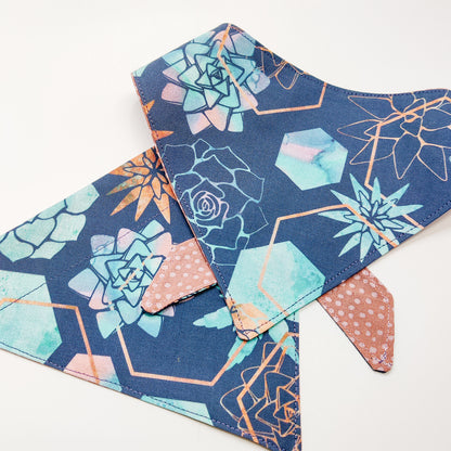 Copper Succulent Dog Bandana & Cat Bandana