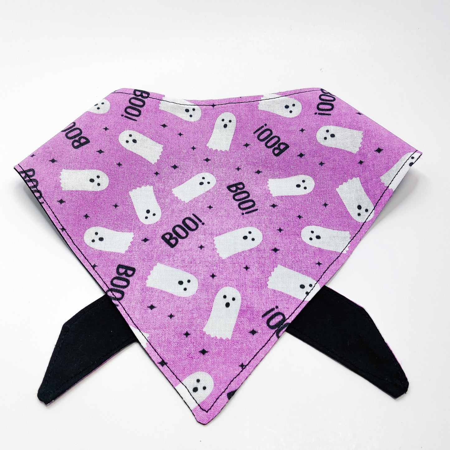 Purple Ghosts Dog Bandana & Cat Bandana