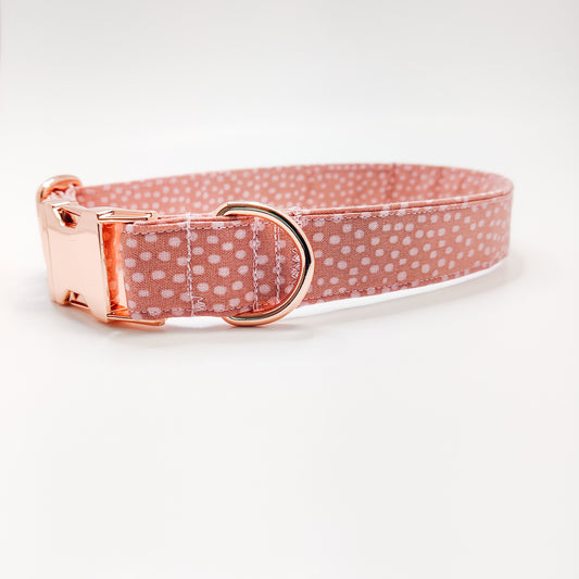 Rose Pink Dog Collar/ Cat Collar