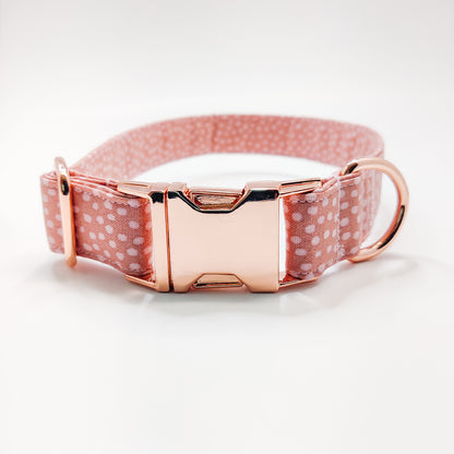 Rose Pink Dog Collar/ Cat Collar