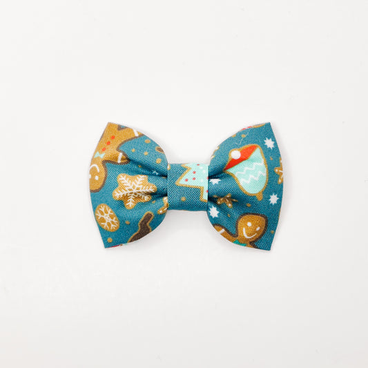 Gingerbread Cookies Dog & Cat Bow Tie/ Collar Flower