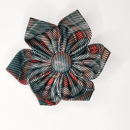 Pawliday Plaid Dog & Cat Bow Tie/ Collar Flower