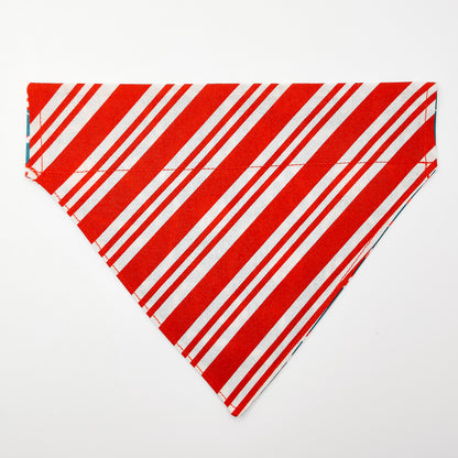 Peppermint Stripes Dog Bandana & Cat Bandana