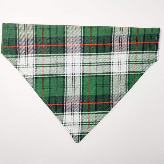 Tri-Color Plaid Dog Bandana & Cat Bandana