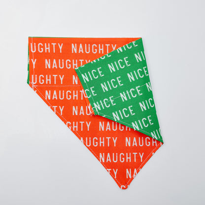 Naughty Nice Dog Bandana & Cat Bandana