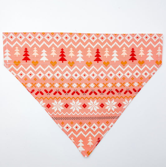 Ugly Pretty Sweater on Pink Dog Bandana & Cat Bandana