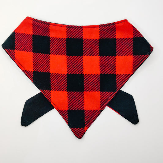 Buffalo Plaid Flannel Dog Bandana & Cat Bandana