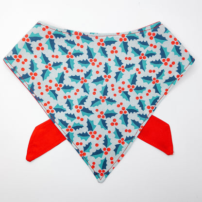 Winter Holly Dog Bandana & Cat Bandana