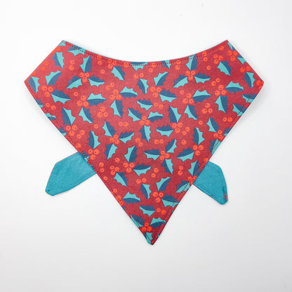 Holly on Red Dog Bandana & Cat Bandana