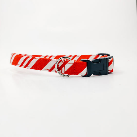 Peppermint Stripes Dog Collar/ Cat Collar