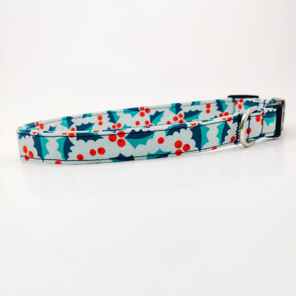 Winter Holly Dog Collar/ Cat Collar